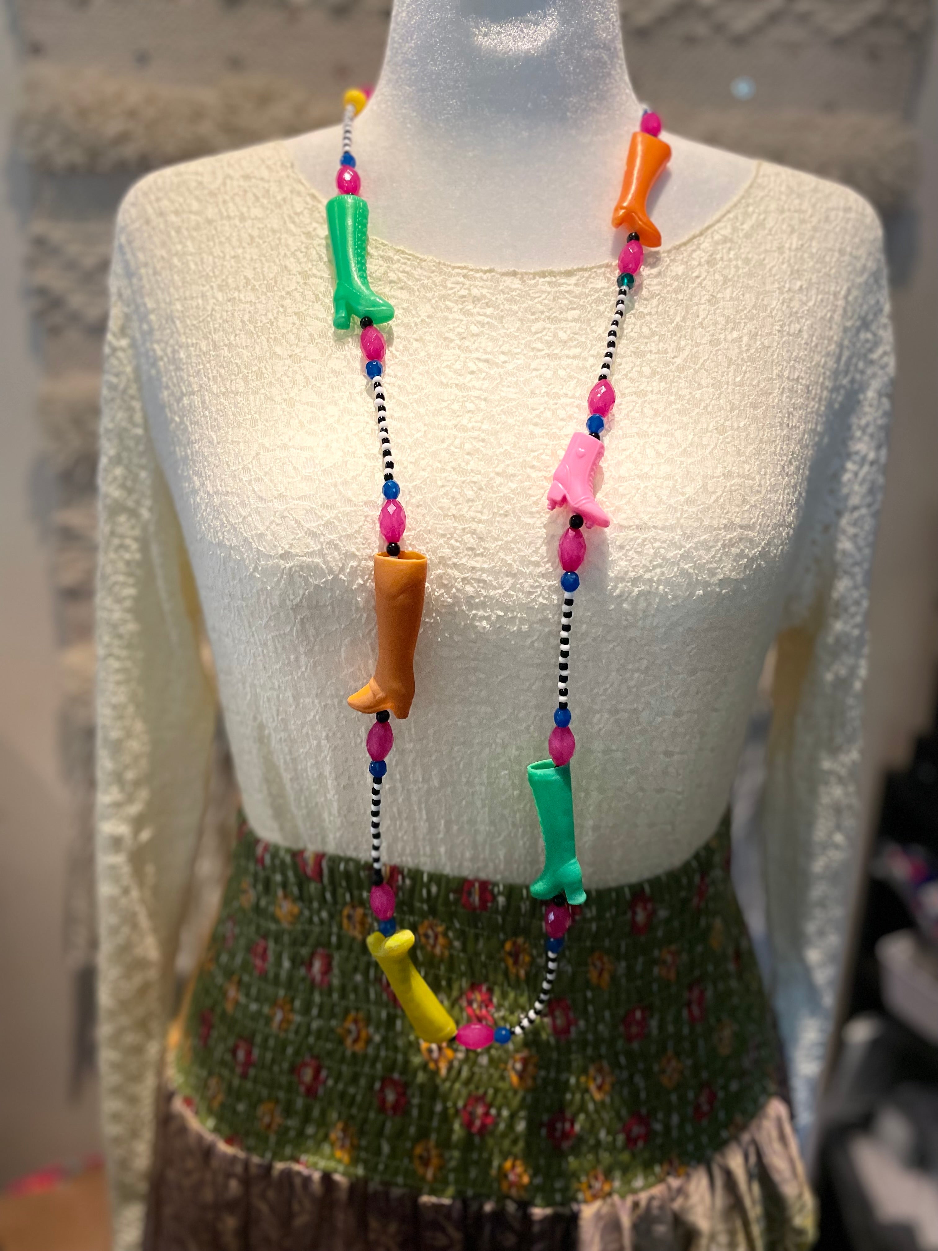 Barbie Boot Necklace by Lori