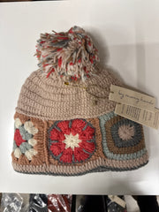 Lottie Tan Knit Beanie By Many Hands