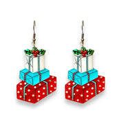 Christmas Happy Mail Earrings by 50's Vintage Dame x Lipstick & Chrome Robin Boutique