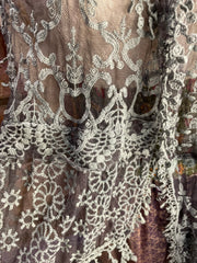 Boho Mixed Embroidered Handmade Scarf Necklace