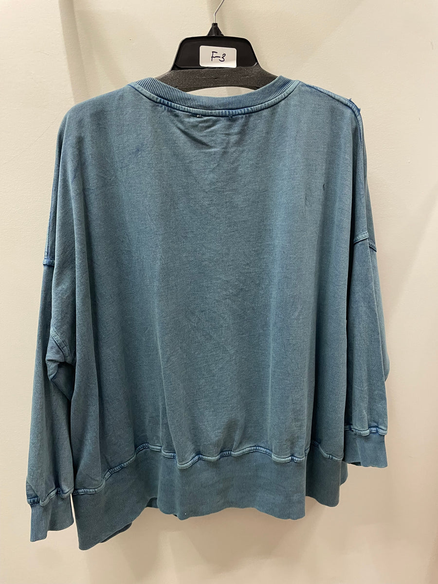 Cozy Drift Boxy Sweatshirt by Paper Lace