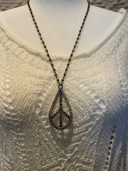 Peace & Love Necklace by Gina