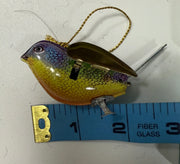 Metal Tin Bird Ornaments Mechanical Moving Parts Robin Boutique