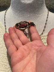 Antique Elegance Stone Necklace by Gina