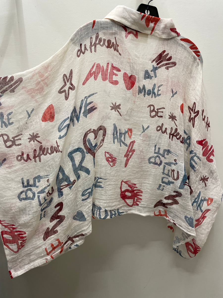 Be Different Graffiti Top