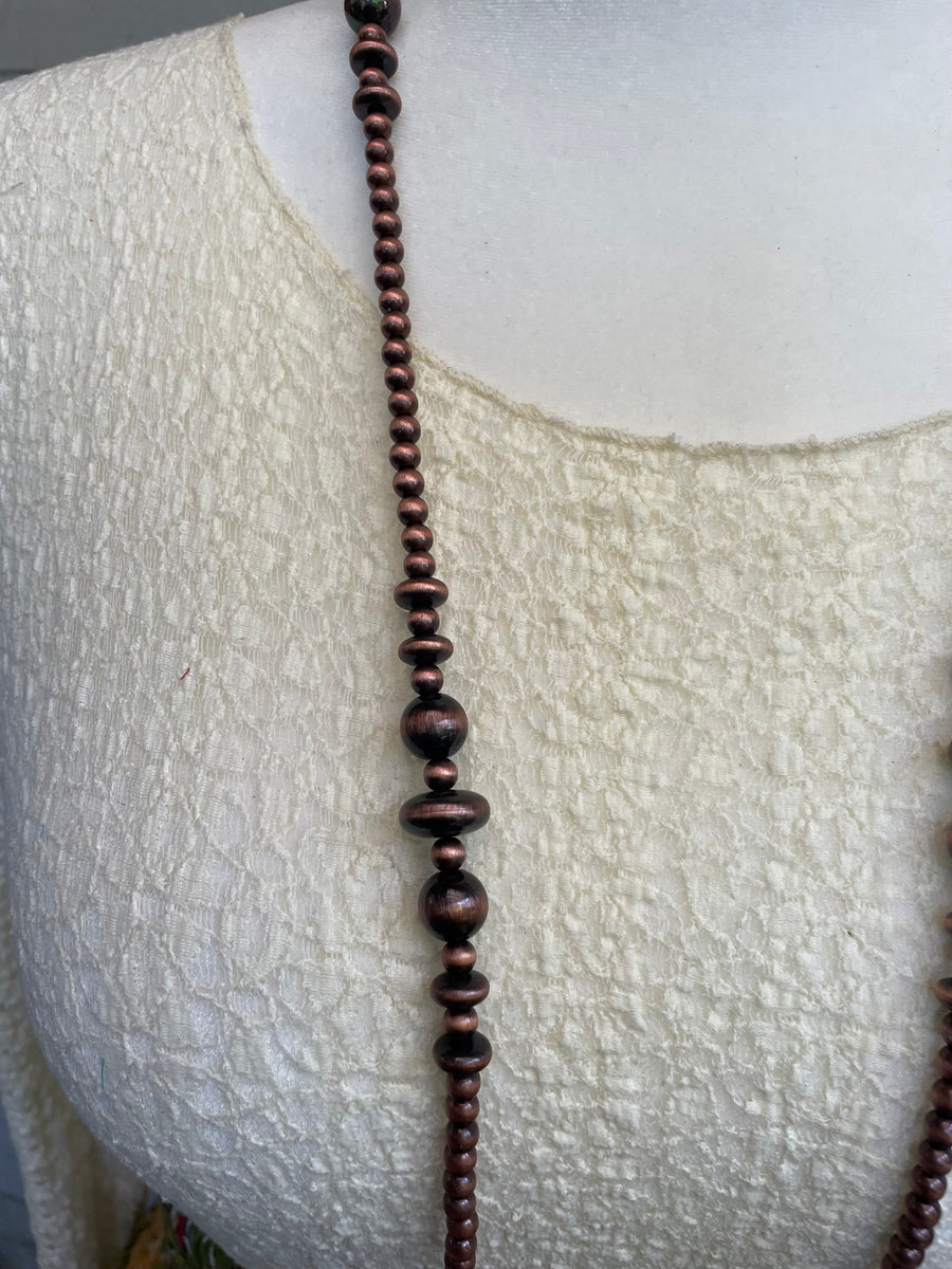 Extra Long Navajo Pearl Necklace