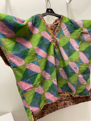 Peace + Love Poncho #11 by Kantha Bae