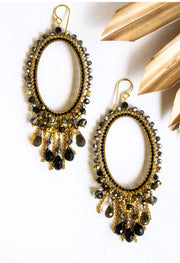 Oh My Oval Crystal Earrings by Bali Queen