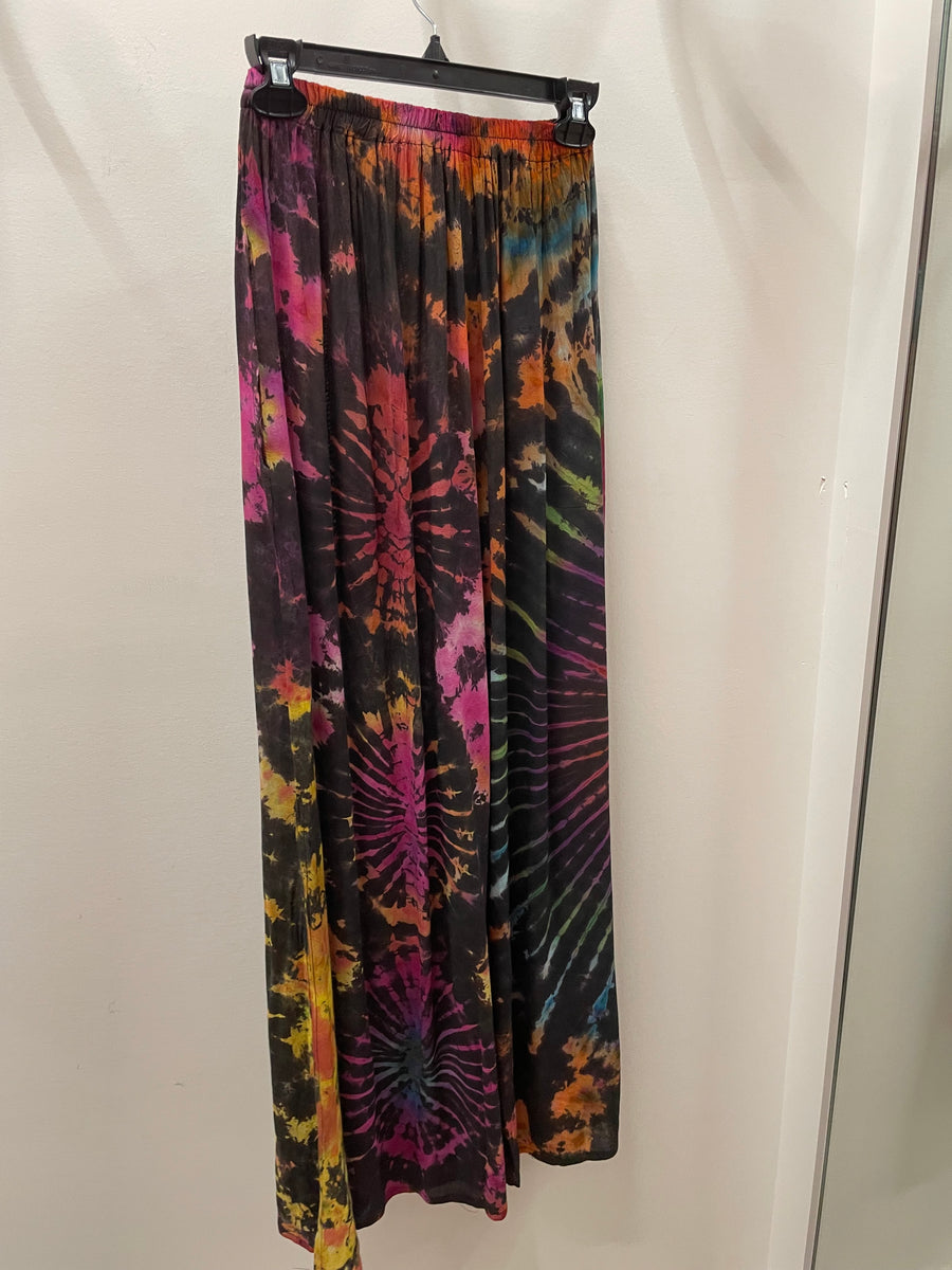 Tie Dye Slit Pants