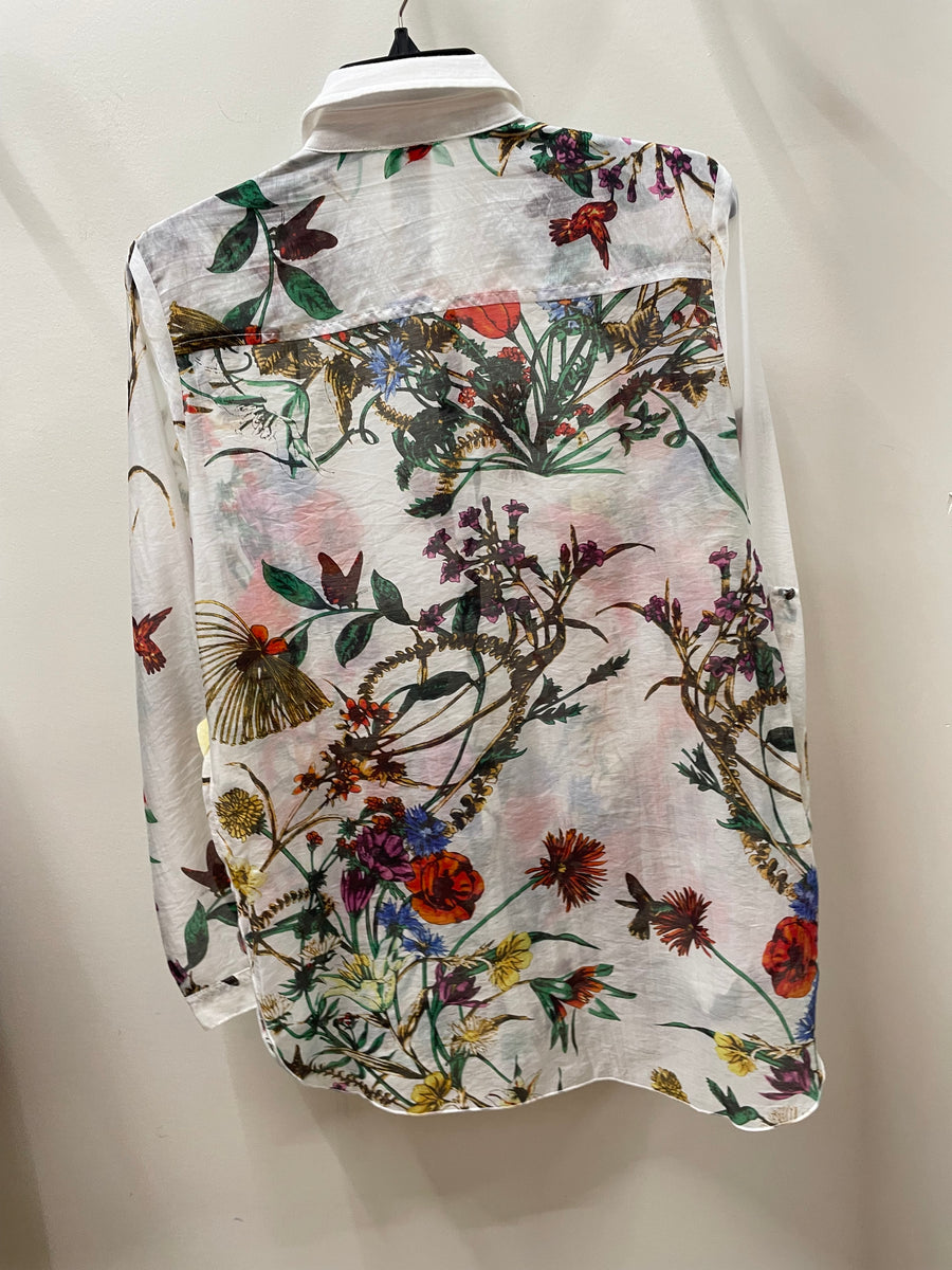 Lilia Embroidered Shirt by Aratta