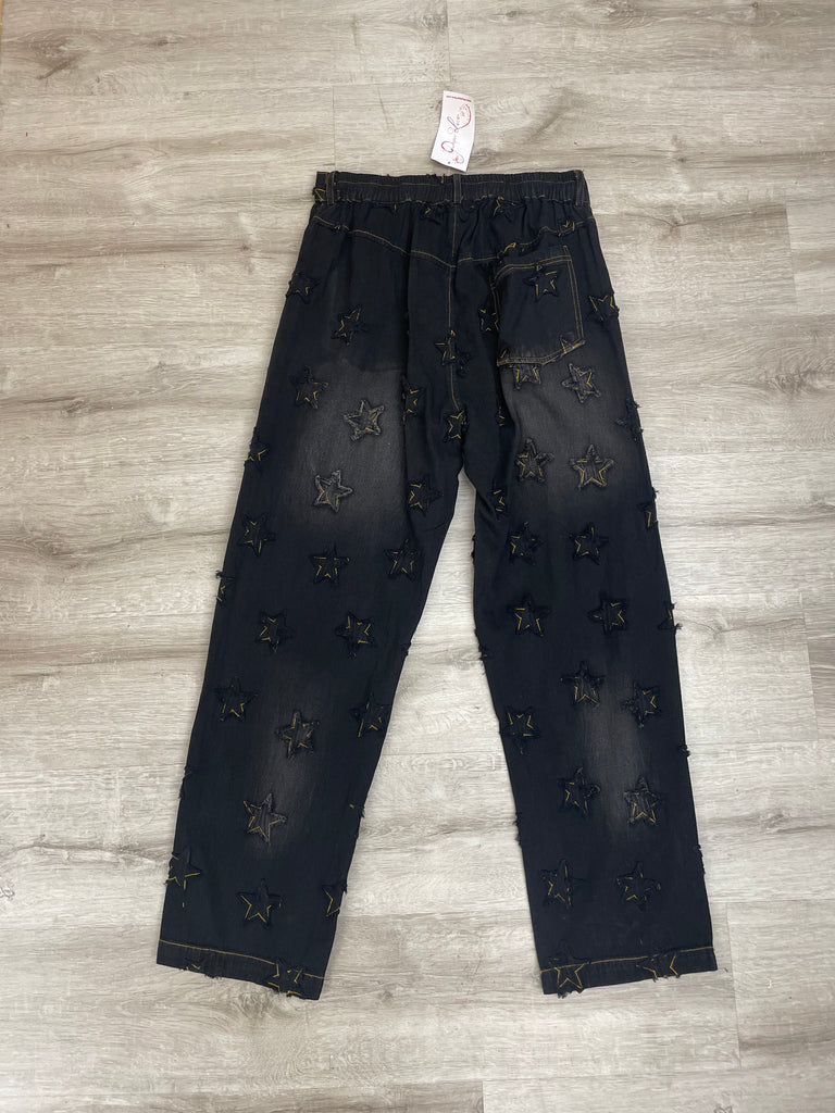 Star Denim Pants by PaperLace - Robin Boutique-Boutique 