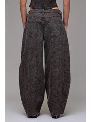 Sammie Barrel Jean in Cheetah by Hidden Jeans