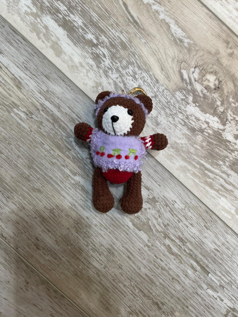 Whimsical Crocheted Bag Charms