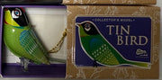 Metal Tin Bird Ornaments Mechanical Moving Parts Robin Boutique