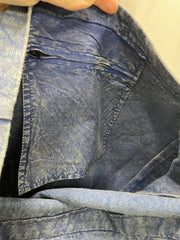 Denim Patch Messenger Bag