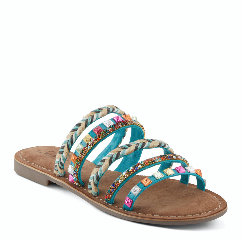 Azura Multi Strap Intoxicate Flat Sandal