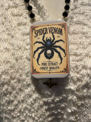 Spider Venom Button Necklace by Gina