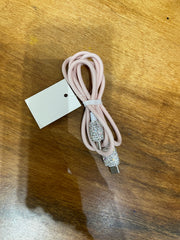 Rhinestone USb-C Phone Charge Cord