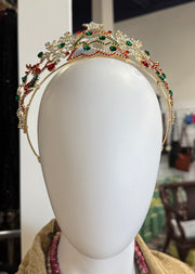 Christmas Reindeer Tiarra Headband Crown Robin Boutique