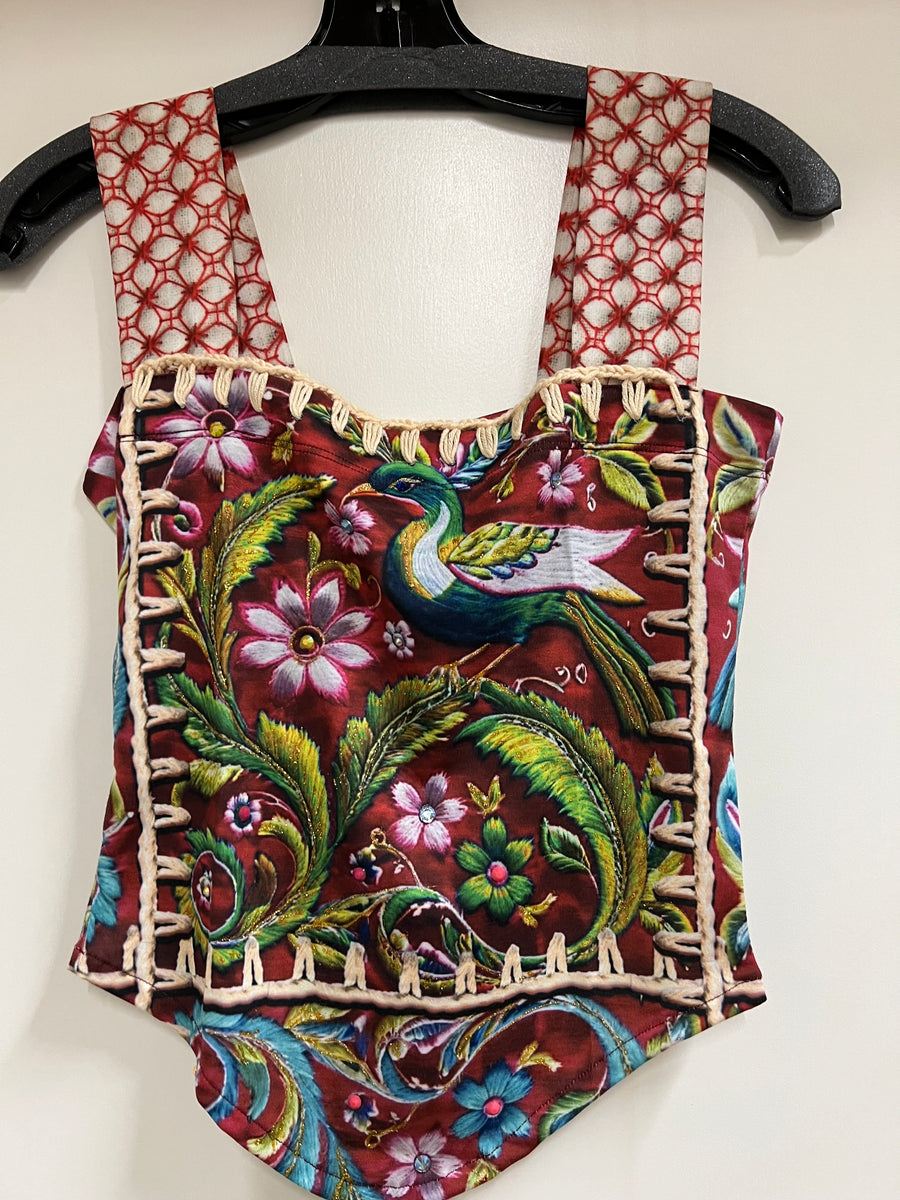 Make Me Boho Peacock Tank by IPNG Design