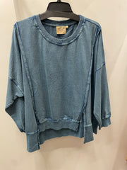 Cozy Drift Boxy Sweatshirt by Paper Lace