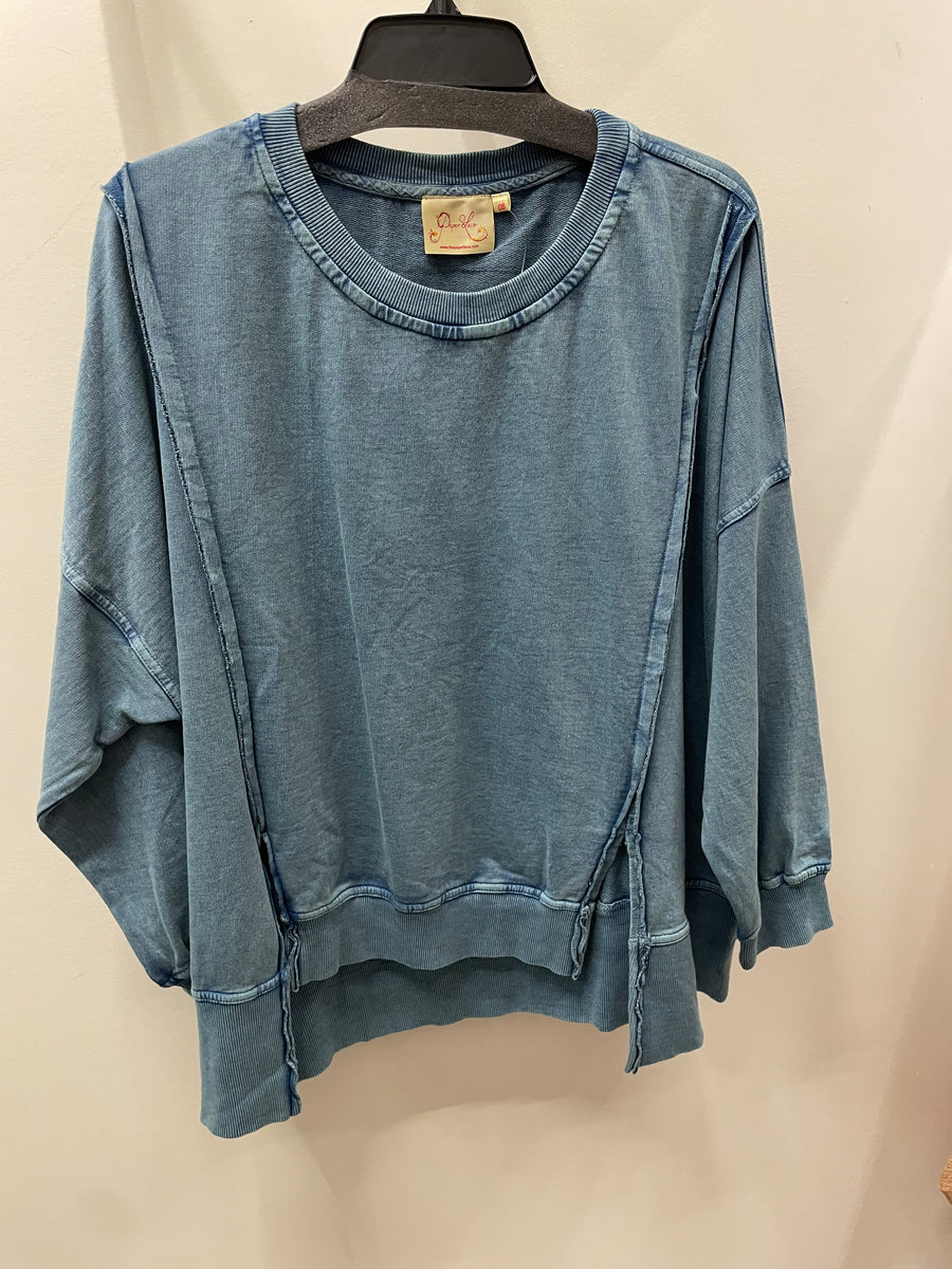 Cozy Drift Boxy Sweatshirt by Paper Lace