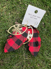 Winter Snowflake Earrings - Robin Boutique-Boutique 