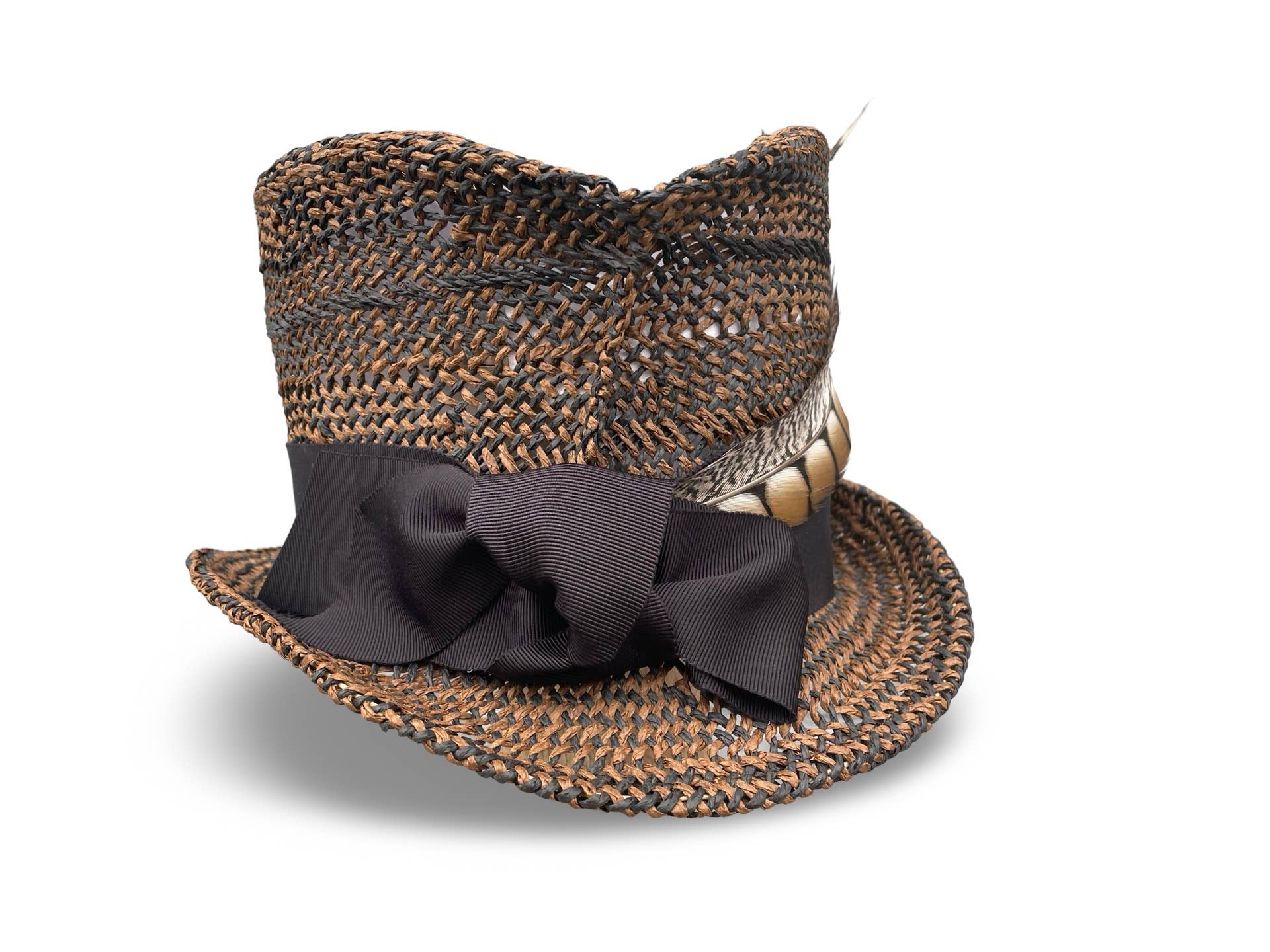 Bree - Straw Top Hat Robin Boutique