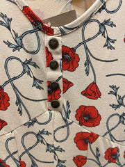 Besi Dress in Sun Poppy Print by Effie's Heart