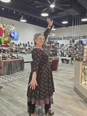 Poem Dress in Web Print by Effie's Heart