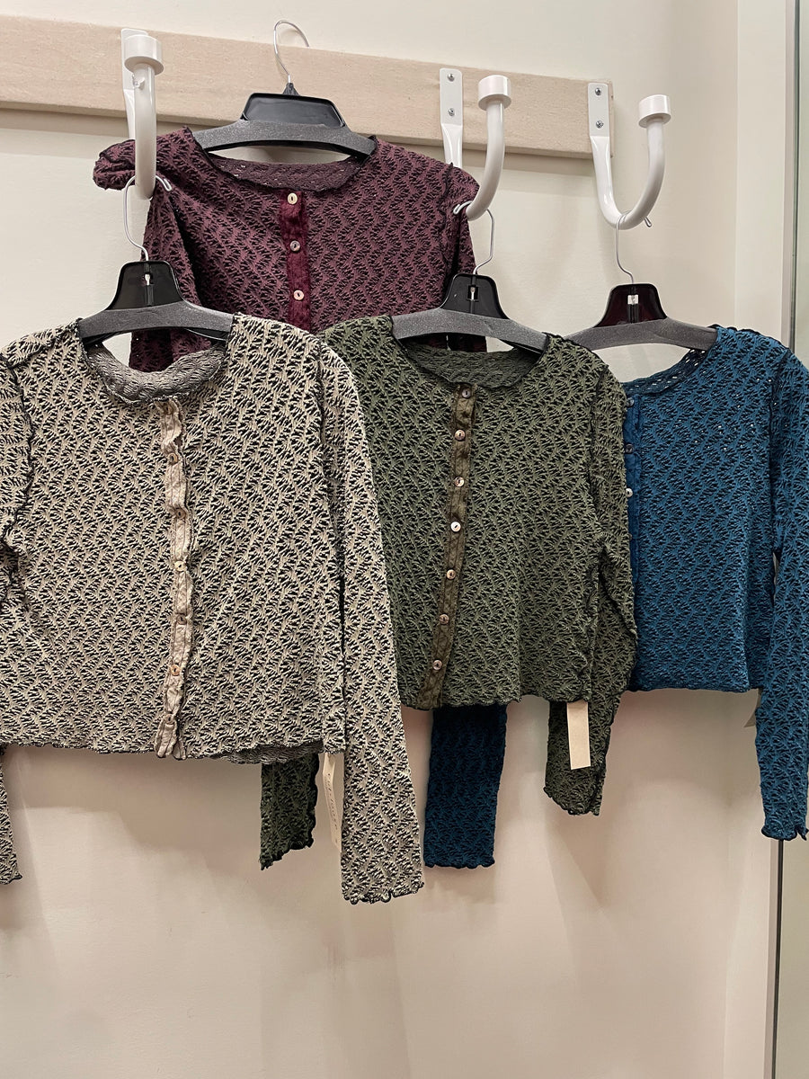 Pebbles Kiss Cardigan by Cut Loose