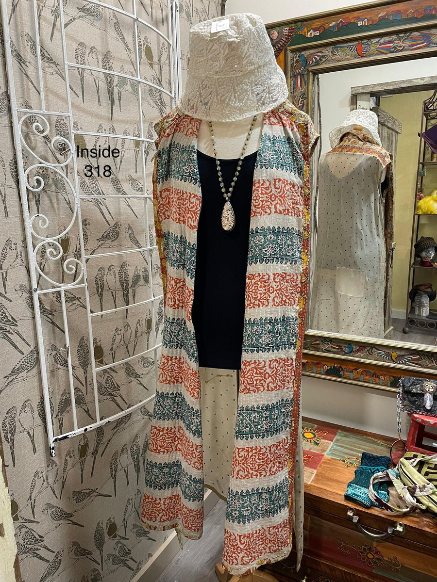 Good Vibes Duster by Kantha Bae - Robin Boutique-Boutique 