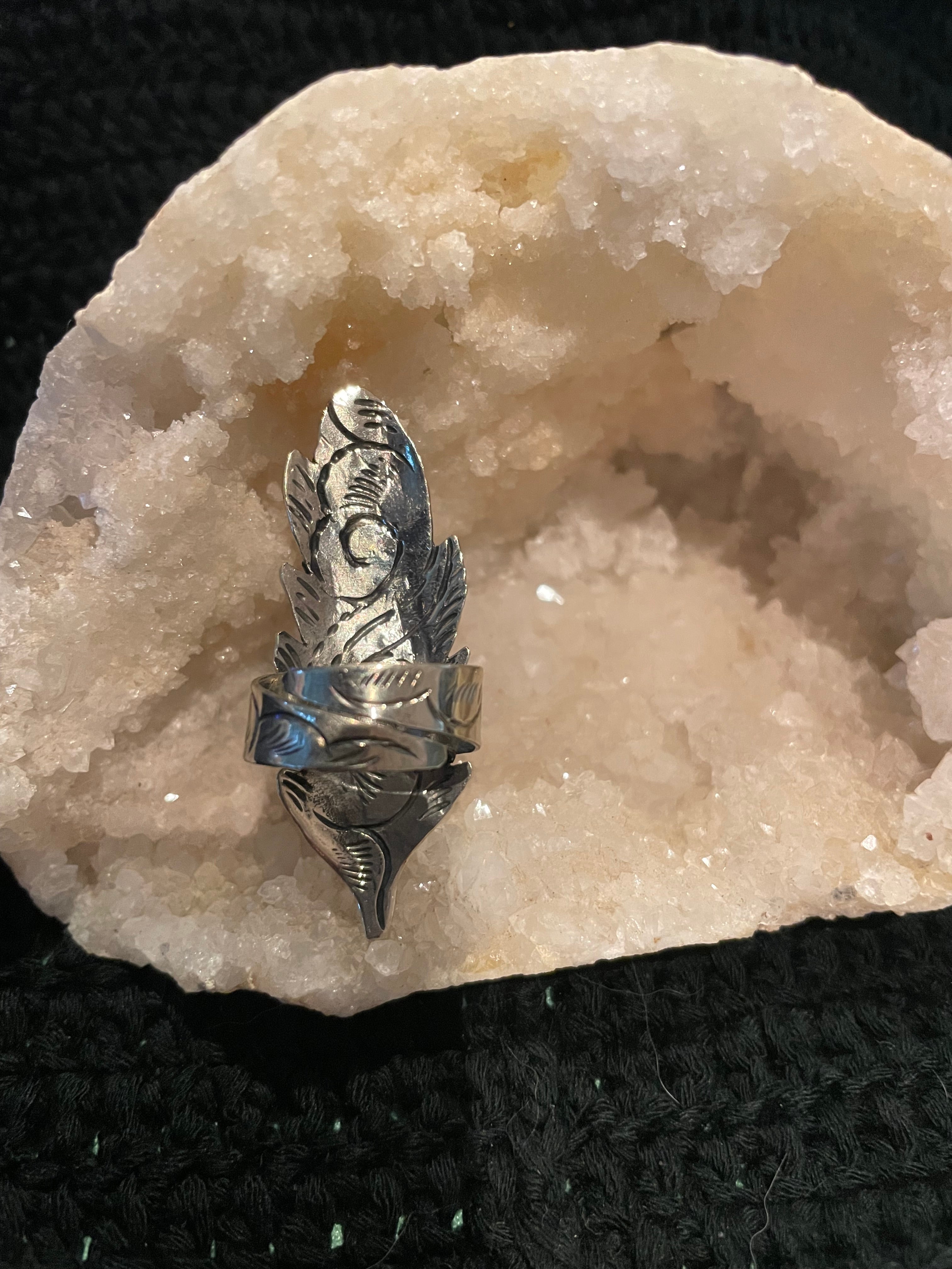 Feather Adjustable Ring