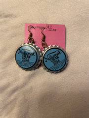 Bottle Cap Earrings by Gina