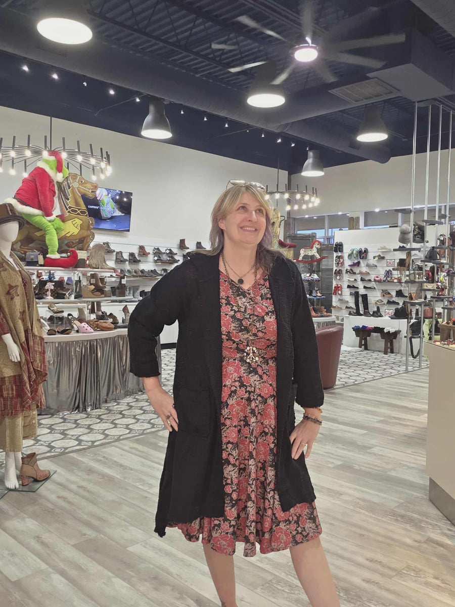 Colleen Dress in Jardinier Print by Effie's Heart