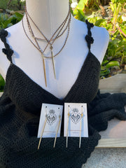 Dagger Necklace by Tara Gasparian