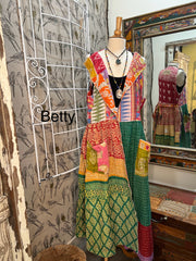 Kantha Sunrise Vest Duster by Jaded Gypsy