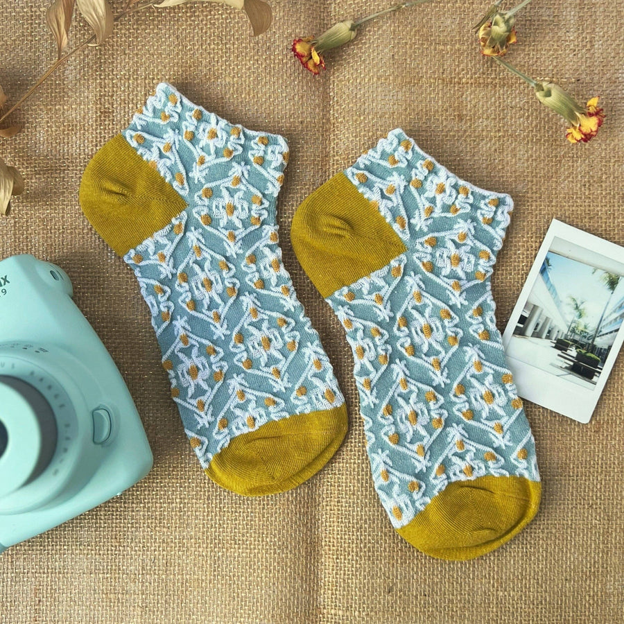 Haden Floral Ankle Socks Robin Boutique