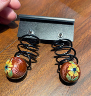 Springy Ball Drop Earrings by Jeff Lieb