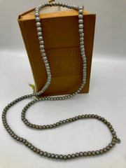 Silver Teakwood Earrings