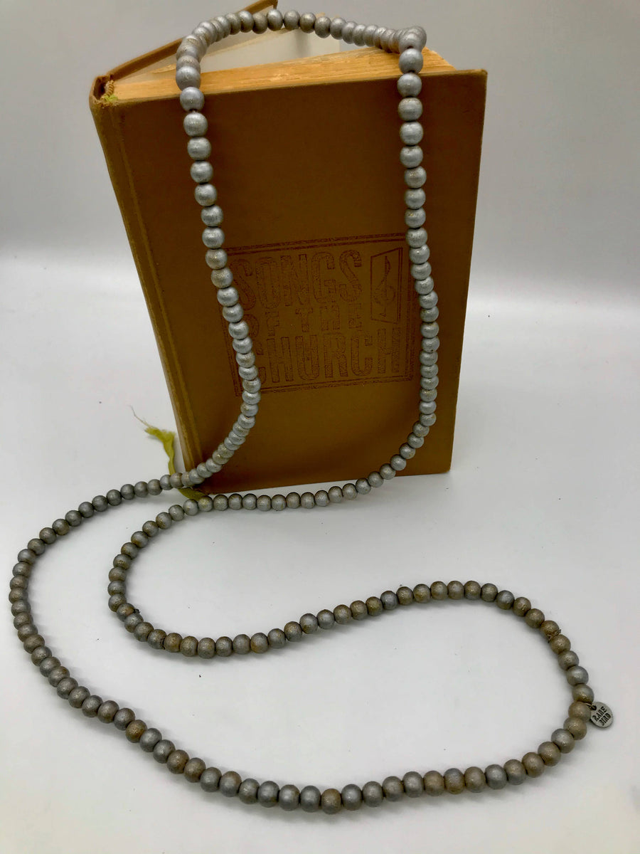 Silver Teakwood Earrings