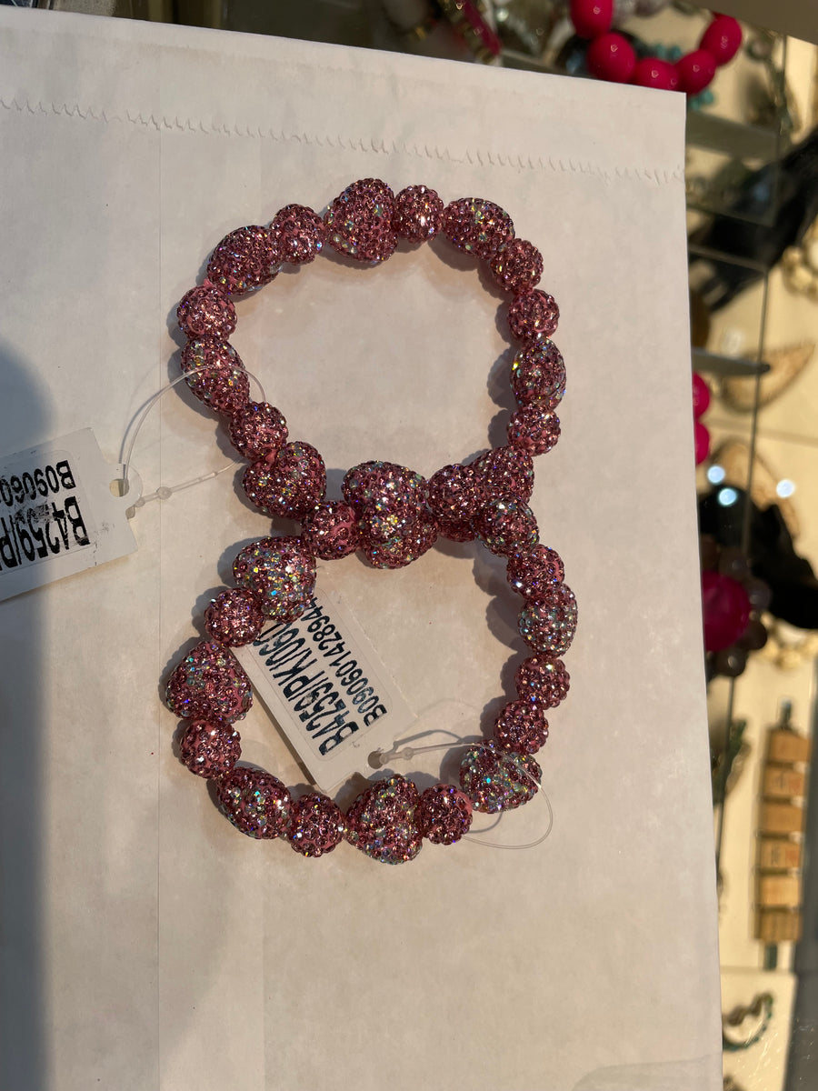 Crystal Rhinestone Heart Bracelet