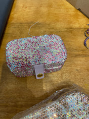 Rhinestone Jewelry Travel Case