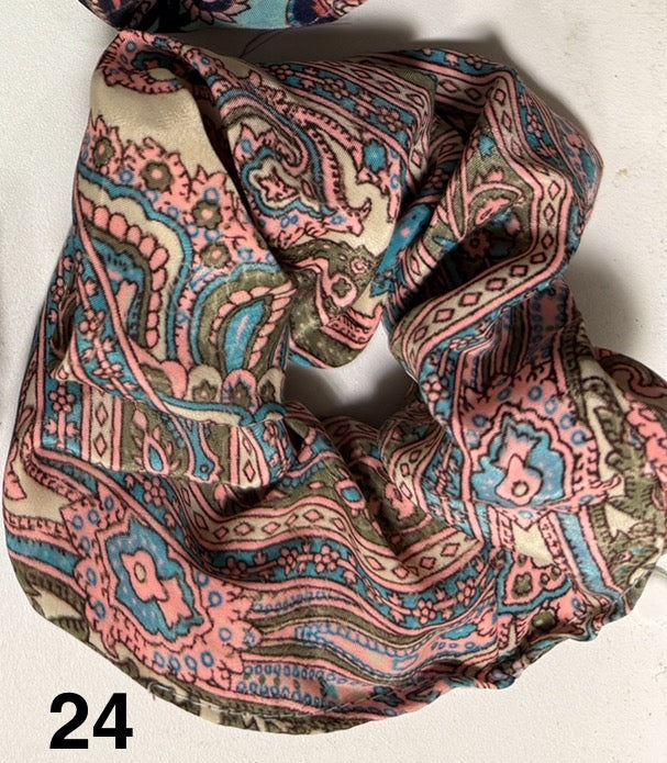 Nepalese Silk Scrunchie Hair Bands Robin Boutique