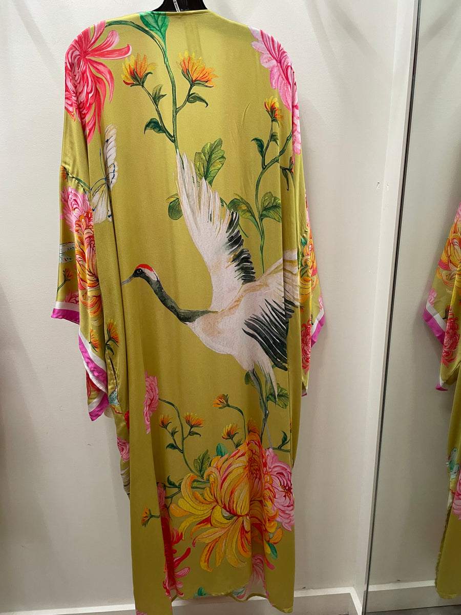 Legend Of The Crane Kimono by Aratta