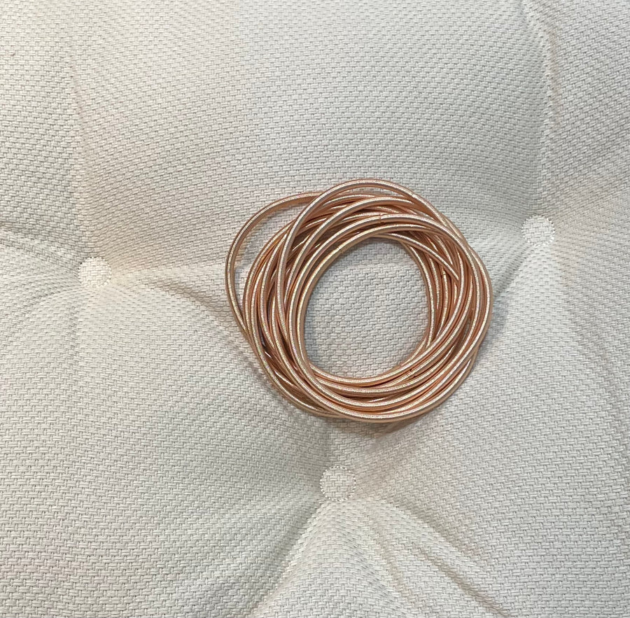 Thick Guitar string bracelets in several colors