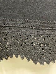 Lace Hem Sweater
