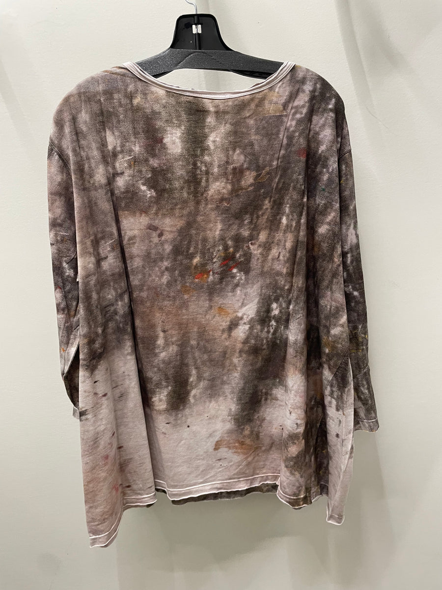 Driftwood Day Tee in Vintage Prairie Print by Paper Lace