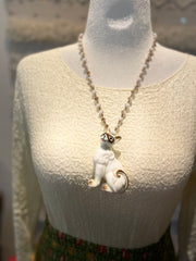 Masked Meow Necklace by Gina