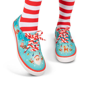 Hot Chocolate Chocolaticas® Kitsch Christmas Casual Sneaker Robin Boutique